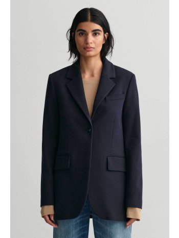 gant γυναικείο σακάκι μονόχρωμο με τσέπες regular fit  σε προσφορά