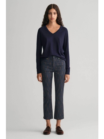 gant γυναικείο τζην παντελόνι cropped με rope striked print σε προσφορά