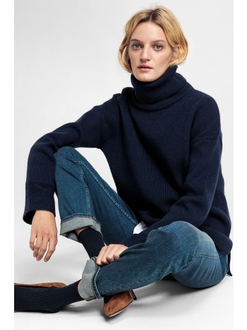 gant γυναικεία πλεκτή μπλούζα ζιβάγκο `turtleneck sweater`