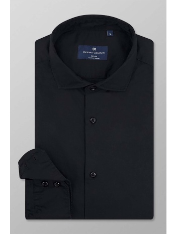 oxford company ανδρικό πουκάμισο μονόχρωμο slim fit `sport`