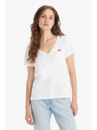 levi`s® γυναικείο t-shirt μονόχρωμο `perfect tee` - 853410002 λευκό