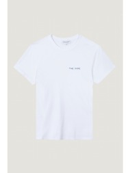 maison labiche unisex βαμβακερό t-shirt μονόχρωμο με κεντημένο lettering `the dude` - pmpopindude λε