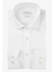 profuomo ανδρικό πουκάμισο μονόχρωμο regular fit - pp0h0a004 λευκό