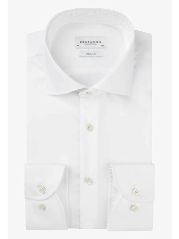 profuomo ανδρικό πουκάμισο μονόχρωμο regular fit 