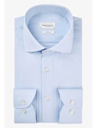 profuomo ανδρικό πουκάμισο μονόχρωμο regular fit - pp0h0a005 μπλε ανοιχτό