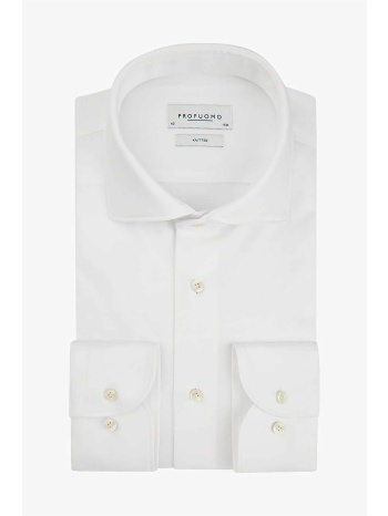 profuomo ανδρικό πουκάμισο μονόχρωμο slim fit `single