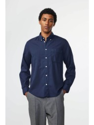 nn.07 ανδρικό πουκάμισο button down regular fit `arne 5655` - 2365655388 μπλε σκούρο