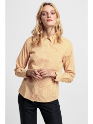 gant γυναικείο πουκάμισο με μικρό καρό - 4300034 κίτρινο