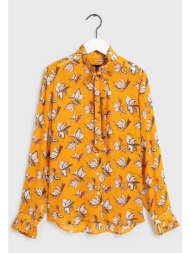 gant γυναικείο πουκάμισο με floral print - 4320102 κίτρινο
