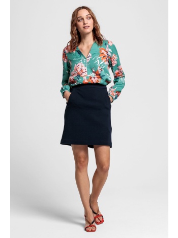 gant γυναικεία mini πικέ φούστα με τσέπες - 4401040 μπλε σε προσφορά