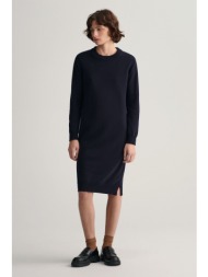 gant γυναικείο midi μάλλινο φόρεμα μονόχρωμο - 4502049 μπλε σκούρο
