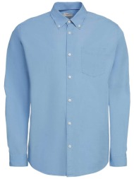 esprit ανδρικό πουκάμισο button down μονόχρωμο με τσέπη - 993ee2f310 denim blue ανοιχτό