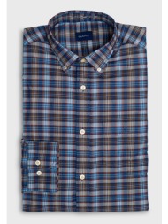 gant ανδρικό πουκάμισο καρό tech prep™ - 3018530 μπλε