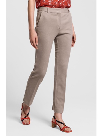 gant γυναικείο παντελόνι ελαστικό μονόχρωμο `jersey piqué` σε προσφορά