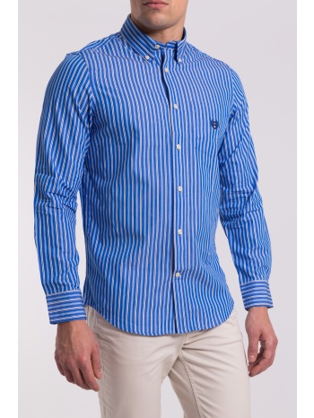 ανδρικό πουκάμισο ριγέ chaps - f01-wcp17-ccp02 μπλε