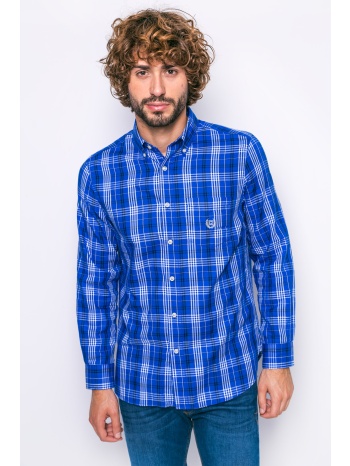 ανδρικό πουκάμισο chaps - f01-xzaar-xyaar μπλε σε προσφορά