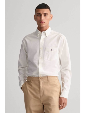 gant ανδρικό πουκάμισο button down oxford με κεντημένο