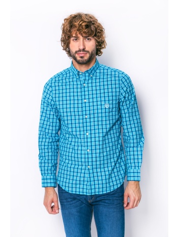 ανδρικό πουκάμισο chaps - f01-xzac9-xyac9 γαλάζιο σε προσφορά