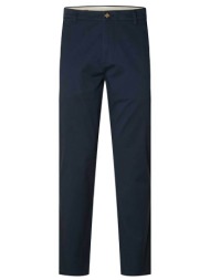 selected ανδρικό chino παντελόνι μονόχρωμο slim fit - 16092255 μπλε σκούρο