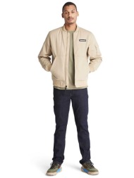 timberland ανδρικό τζην παντελόνι πεντάτσεπο με logo patch slim fit `stretch core indigo` - tb0a6cq2