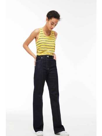 lacoste γυναικείο παντελόνι τζην ψηλόμεσο boot cut - hf3965 σε προσφορά