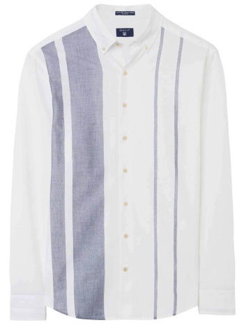 gant ανδρικό πουκάμισο button down με contrast ρίγες