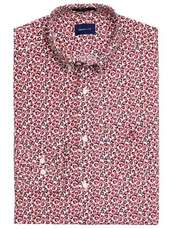 gant ανδρικό πουκάμισο button down με all-over floral print