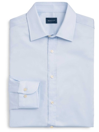 gant ανδρικό πουκάμισο μονόχρωμο - 3050414 γαλάζιο