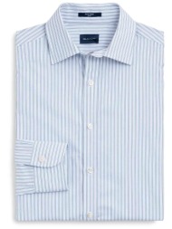 gant ανδρικό πουκάμισο με ριγέ σχέδιο slim fit - 3053216 γαλάζιο