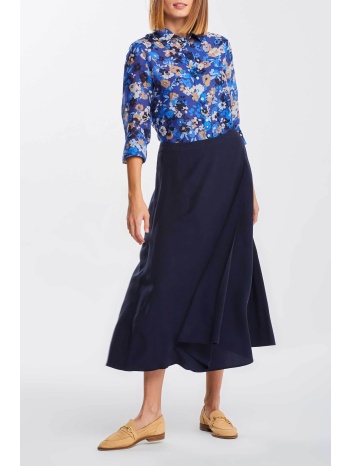 gant γυναικεία midi φούστα μονόχρωμη a line - 4401071 μπλε σε προσφορά