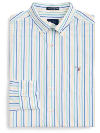 gant ανδρικό πουκάμισο button down με ριγέ σχέδιο και τσέπη