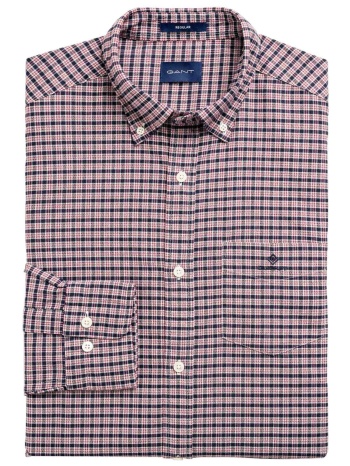 gant ανδρικό πουκάμισο button down με καρό σχέδιο και τσέπη σε προσφορά
