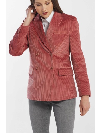 gant γυναικείο κοτλέ σακάκι μονόχρωμο με ανοίγματα πίσω  σε προσφορά