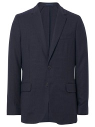 gant ανδρικό σακάκι με ψιλό καρό σχέδιο - 7705046 μπλε σκούρο