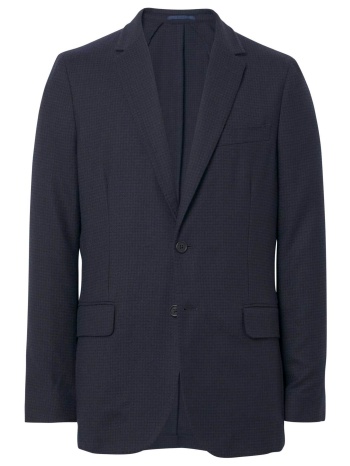 gant ανδρικό σακάκι με ψιλό καρό σχέδιο - 7705046 μπλε