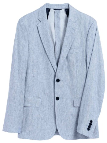 gant ανδρικό σακάκι από λινάρι και βαμβάκι - 7705055 σιελ σε προσφορά