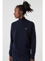 lacoste γυναικεία μπλούζα ζιβάγκο με λογότυπο - af9542 μπλε marine