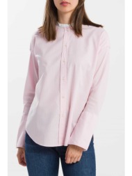 gant γυναικείο βαμβακερό πουκάμισο με ψιλό ριγέ σχέδιο - 4311028 ροζ