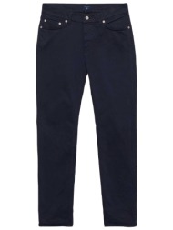 gant ανδρικό παντελόνι πεντάτσεπο (34l) - 1011908 μπλε σκούρο