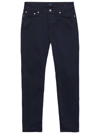 gant ανδρικό παντελόνι πεντάτσεπο (34l) - 1011908 μπλε