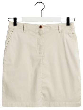 gant γυναικεία mini φούστα chino μονόχρωμη με τσέπες  σε προσφορά