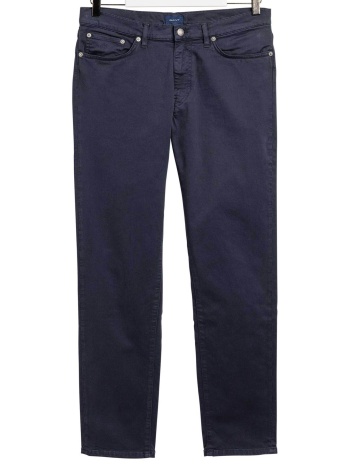 gant ανδρικό παντελόνι πεντάτσεπο (34l) - 1010208 μπλε