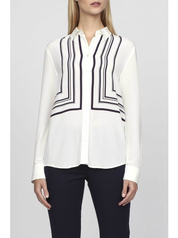 gant γυναικείο πουκάμισο με all-over contrast geometric
