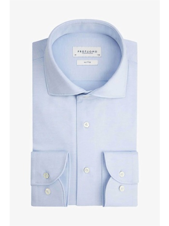 profuomo ανδρικό πουκάμισο μονόχρωμο slim fit `single