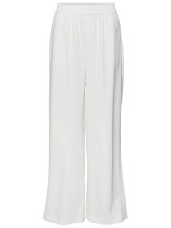 vero moda γυναικείο παντελόνι φαρδύ ψηλόμεσο - 10278926 λευκό