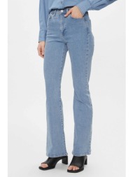 tommy jeans γυναικείο ψηλόμεσο τζην παντελόνι πεντάτσεπο regular flared fit `sylvia` - dw0dw17293 de