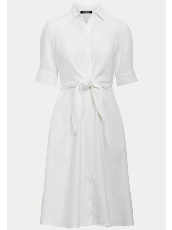 lauren ralph lauren γυναικείο mini φόρεμα σεμιζιέ μονόχρωμο