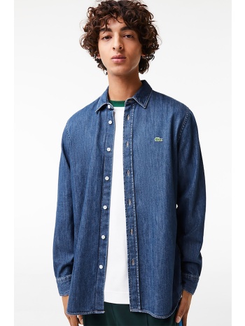 lacoste ανδρικό πουκάμισο denim - ch0197 μπλε σε προσφορά