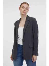 orsay γυναικείο σακάκι μονόχρωμο με κλείσιμο μπροστά - 1000163-x18-0201 ανθρακί