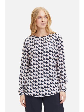 betty barclay γυναικεία μπλούζα με all-over contrast print